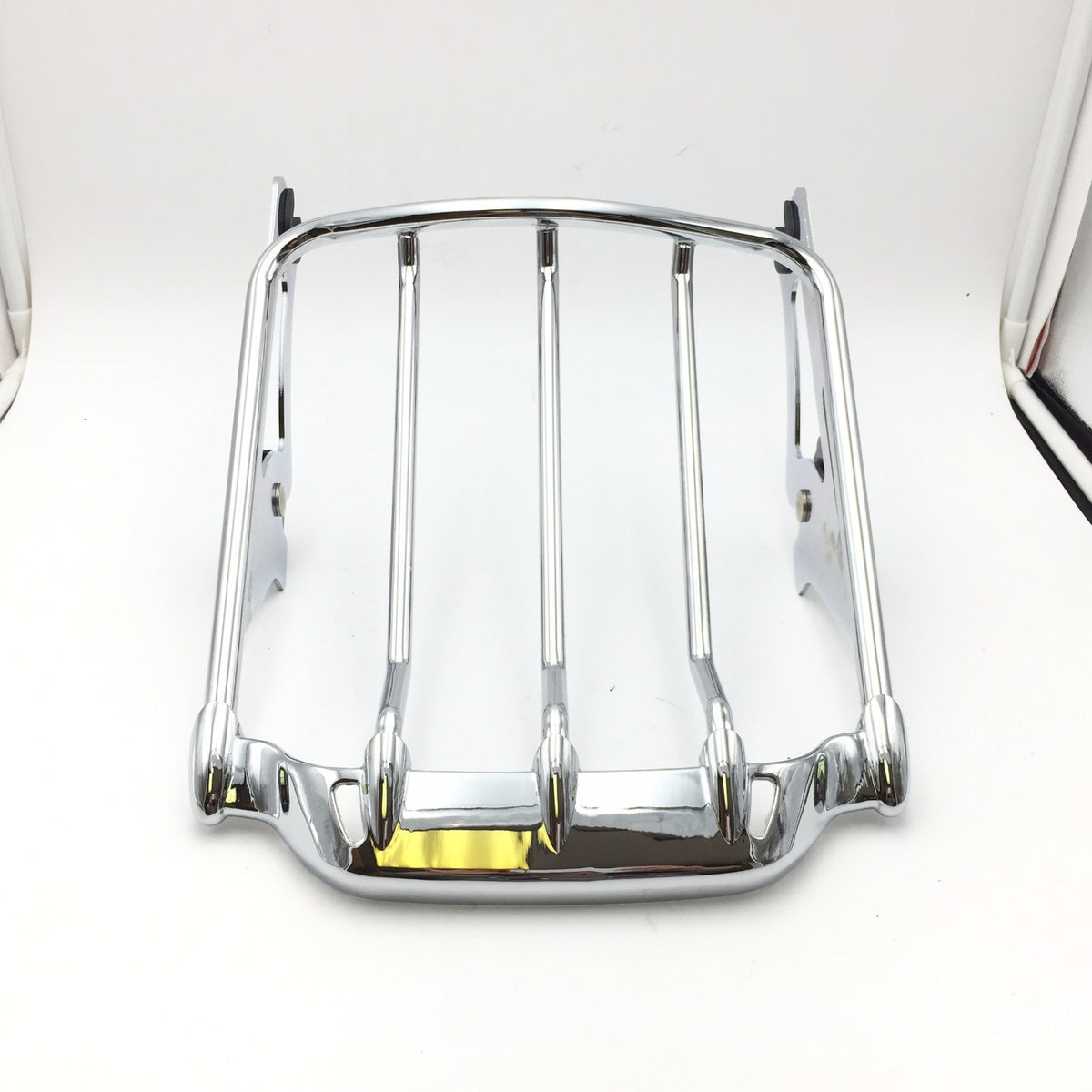 HTT Motorcycle Chrome Two-UP Air Wing Luggage Rack Mounting