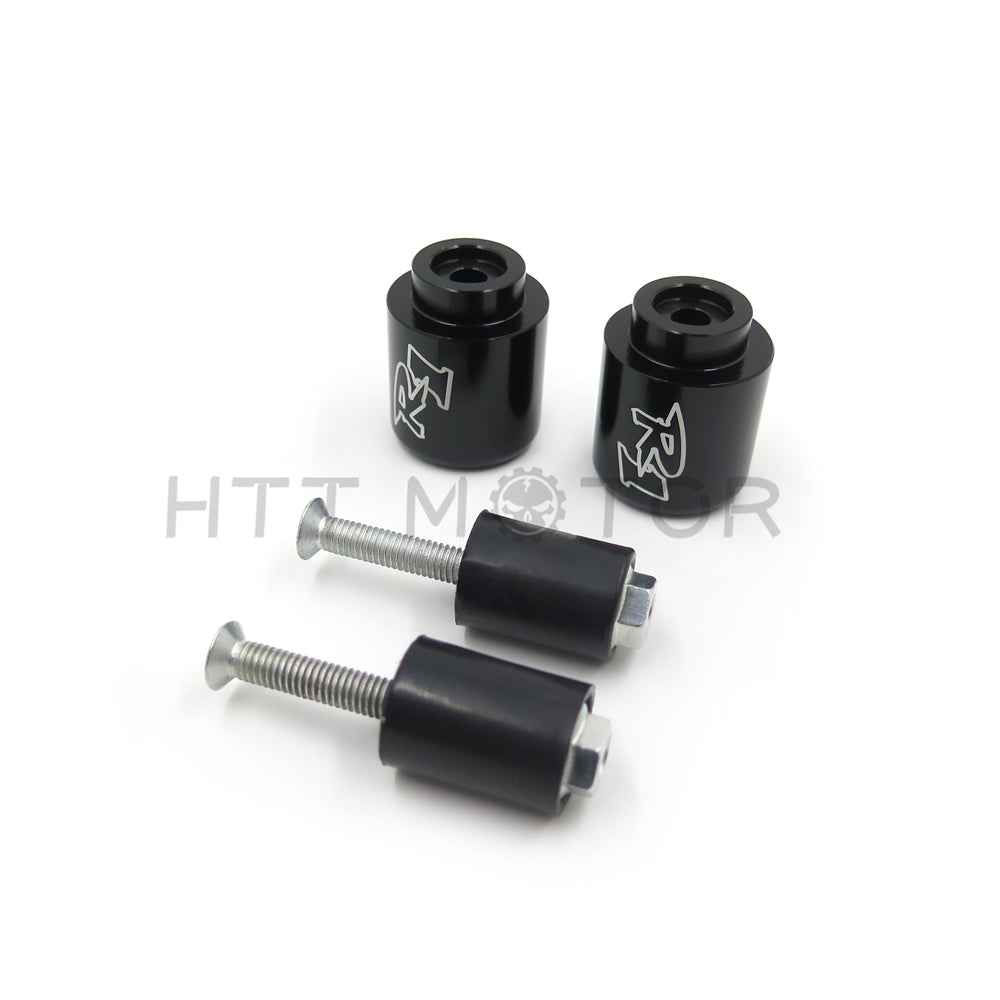 HTTMT- Black For Yamaha R1 Bar Ends Weight Sliders Rubber For