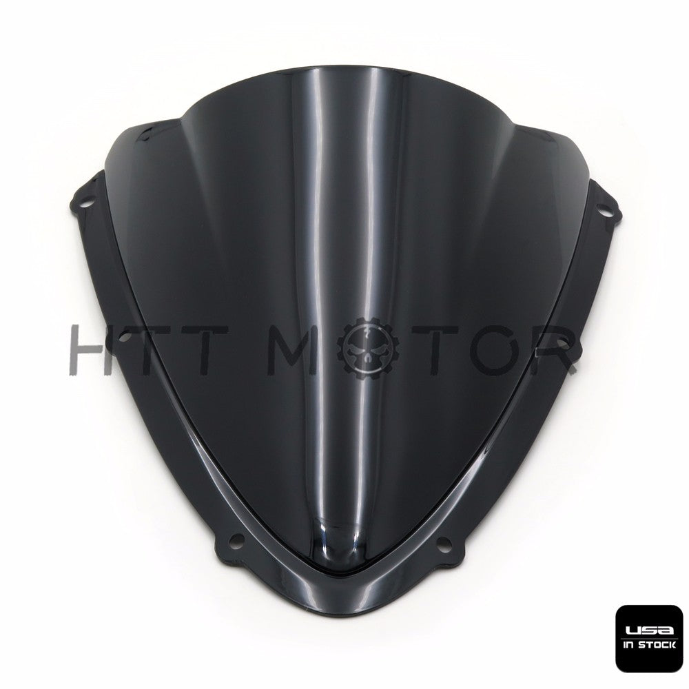 New Black Smoke Windscreen Windshield Set For Suzuki GSXR 600 750 08 09 10 K8 - HTT Motor