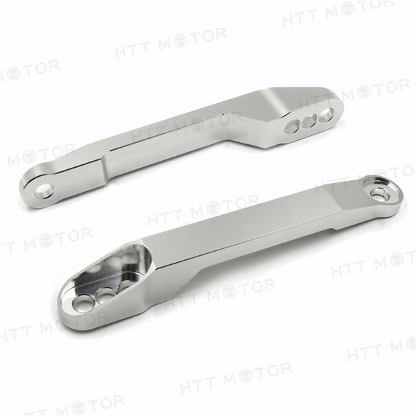 HTTMT- CNC Lowering Links Link For Kawasaki ZX14R 2006-2012 Silver 