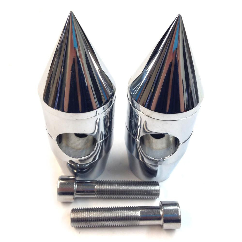 HTT 1" Chromed Handlebar Risers with 2.5cm bar  Universal See Fitments Details