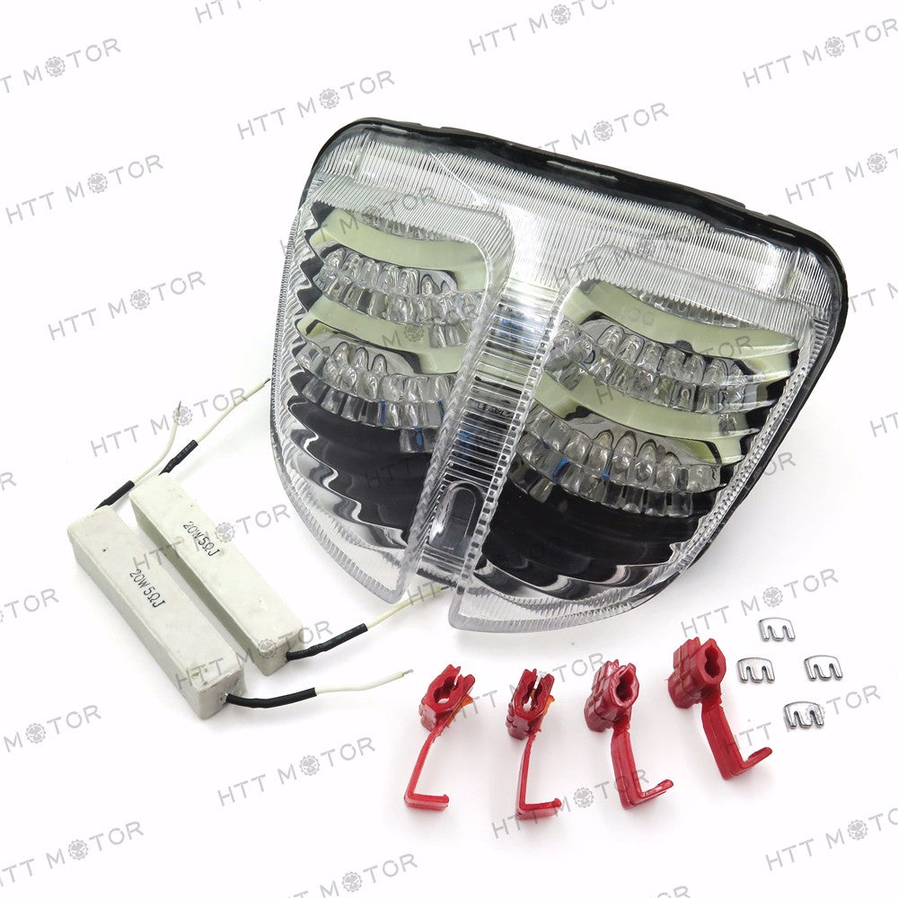 HTTMT- Tail Light Brake Light For 2006 2007 Suzuki Gsxr 600 Gsx-R600 750 Gsx-R750 Clear