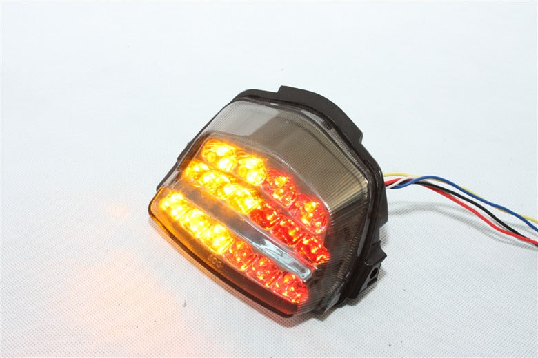 HTT Motorcycle Smoke Led Tail Light Brake Light with Integrated Turn Signals Indicators For 2008-2012 Honda CBR 1000RR / CBR1000RR / Fireblade