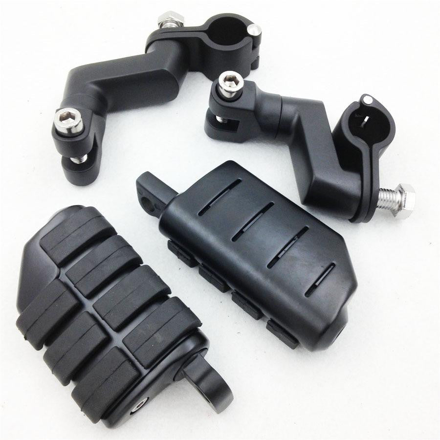 Front Clamps 1.5" 1 1/2" Large Foot Pegs For SUZUKI VL VZ M800 C800 M109R M90 S50 C90