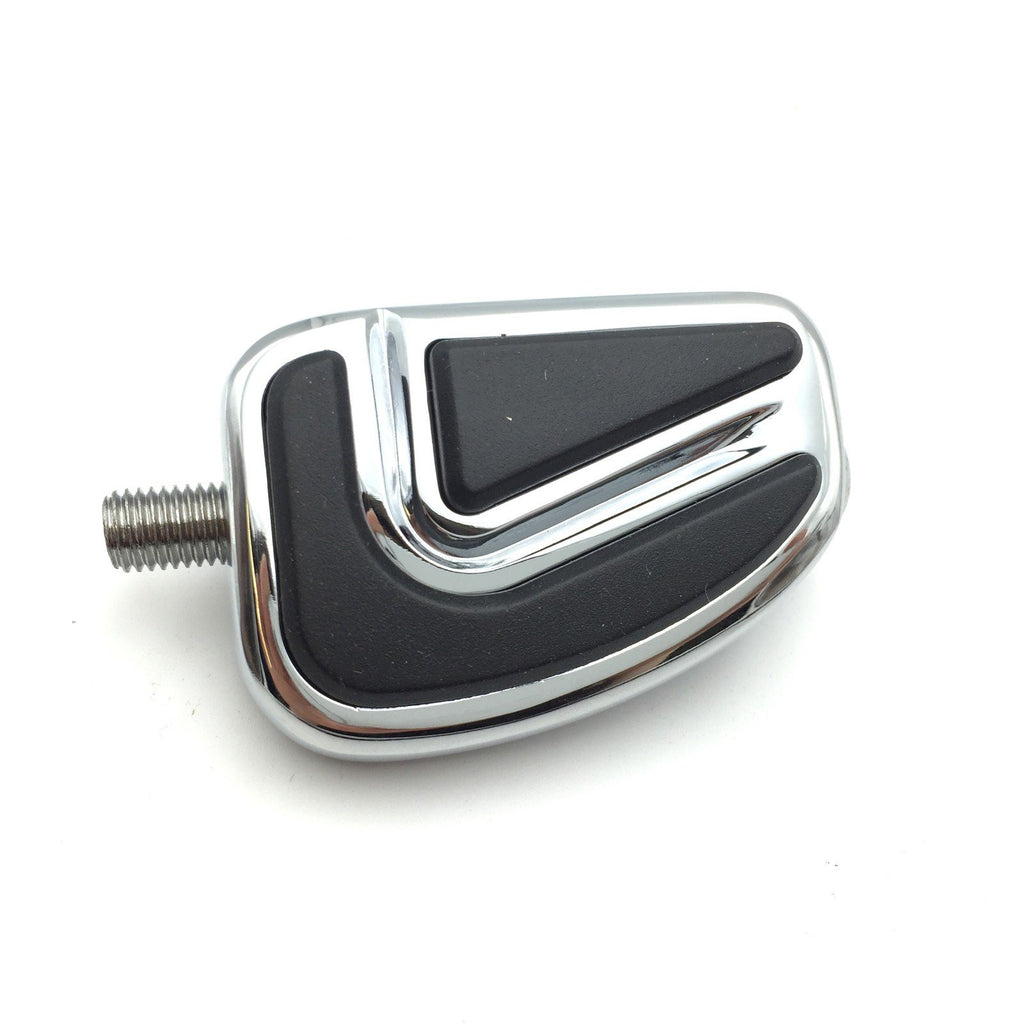 HTT Motorcycle 1 PC Chrome AirFlow Groove Shifter Peg Foot Peg For Harley Davidson Wide Glide FXWG XLH Sportster XR 1000 Dyna Softail V-Rod CVO Fat Boy FLSTF Electra Glide CVO Street Glide