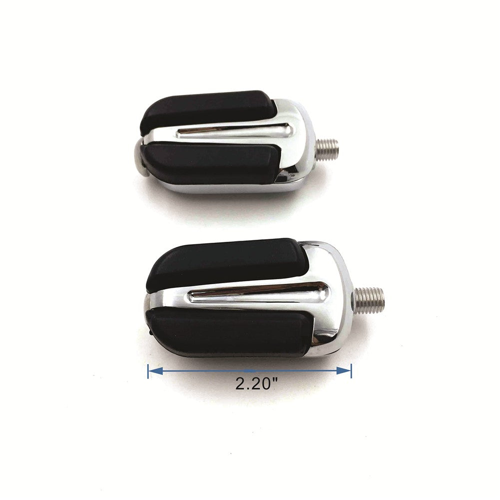 HTT- 2 PCs Chrome Slipstream Shifter Peg For Harley Davidson all models (Electra Glide Standard FLHT/ Electra Glide Classic FLHTC/ Electra Glide Standard EFI FLHTI/ Road Glide EFI FLTRI)