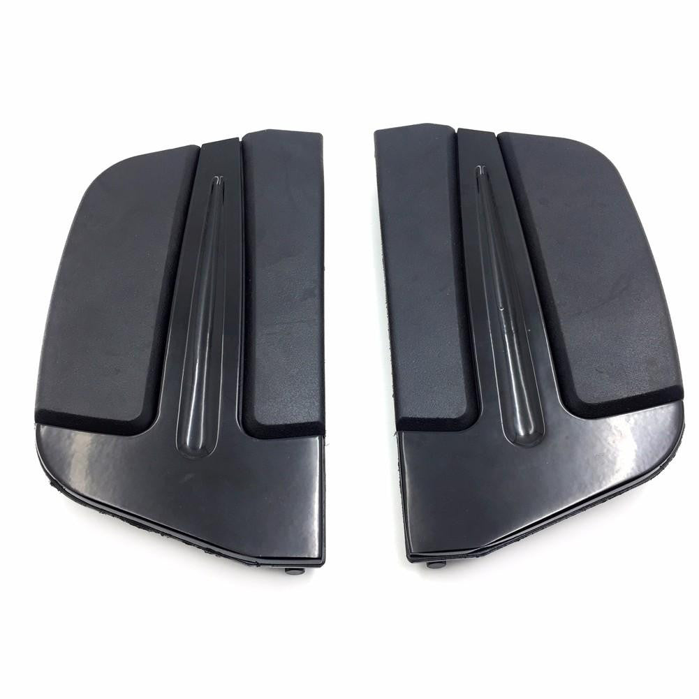 Black Slipstream Passenger Footboard For Harley Street Bob FXDB/Road Glide FLTRX