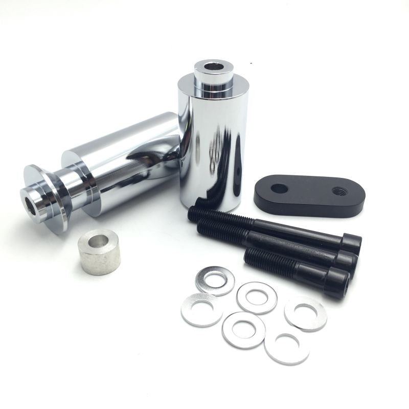 HTT Motorcycle Chrome Frame Slider Crash Protector For 2006 2007 Yamaha Yzf R6 Yzfr6