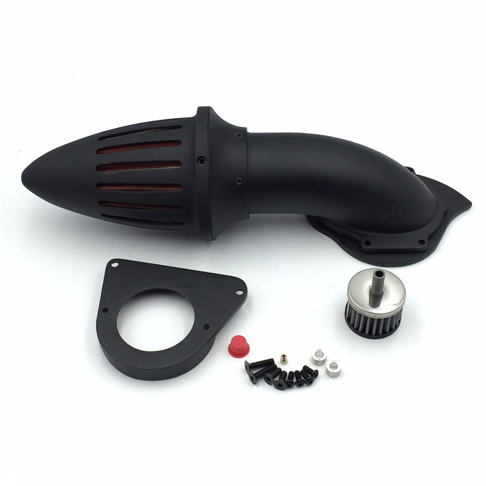 HTT Motorcycle Matte Black Bullet Spike Air Cleaner Intake Kits For Kawasaki Vulcan 800 Classic 1995-2012