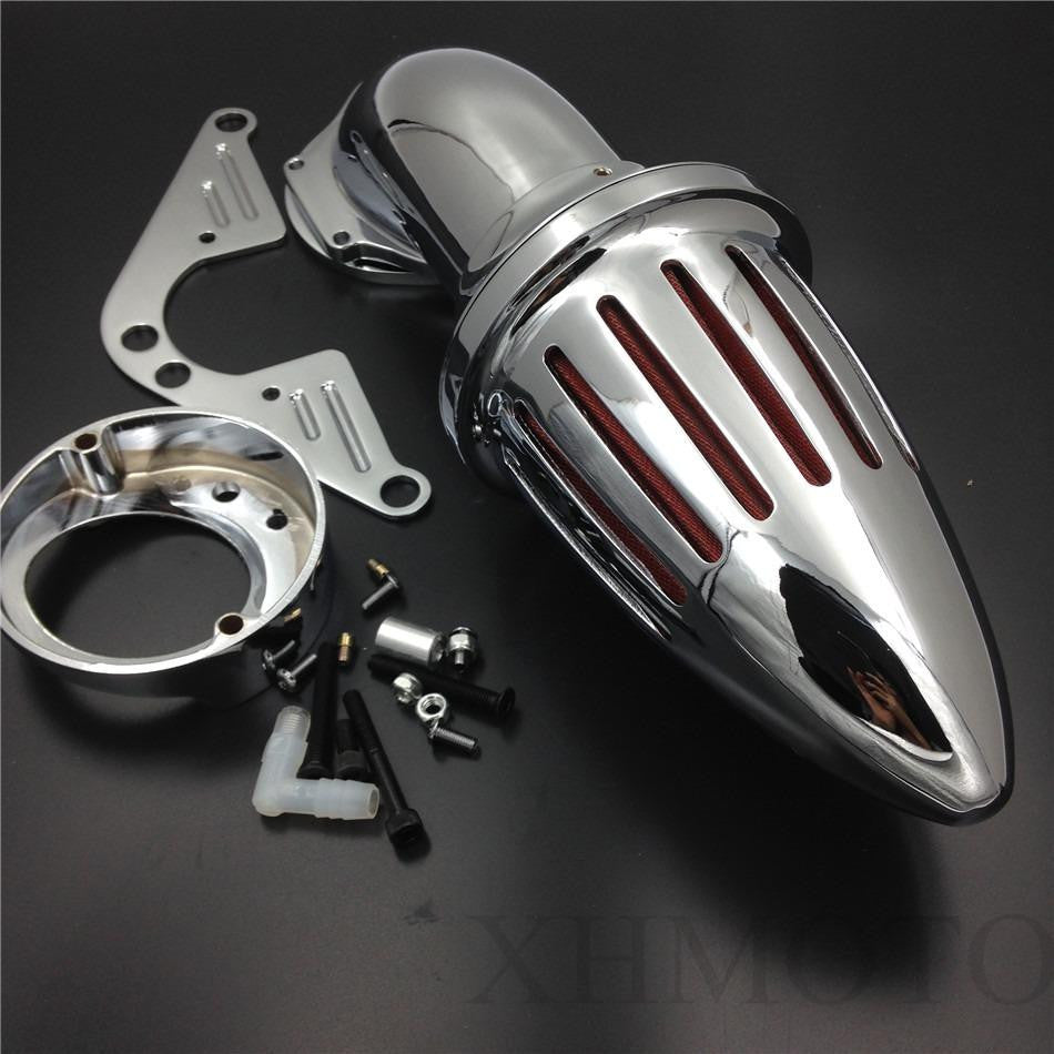 Chrome Bullet Air Cleaner kits for Yamaha RoadStar 1600 XV1600A 1700 XV1700 1999-2012