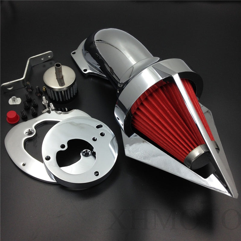Triangle Spike Air Cleaner Intake Filter Kit For Honda Vtx1300 Vtx