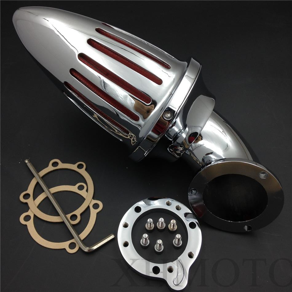 Bullet Air Cleaner Filter Kits For Harley S&S Custom Cv Evo Xl Sportster Chrome