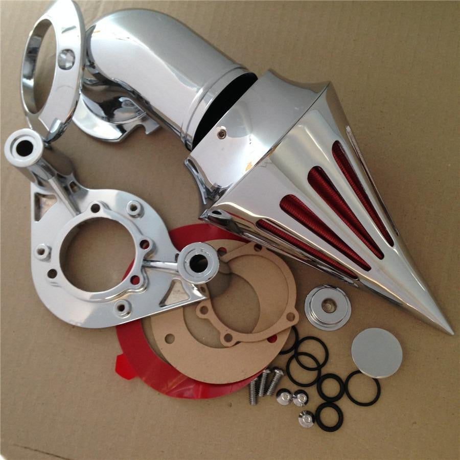 Chromed Spike Air Cleaner Kits For Harley Dyna Touring models