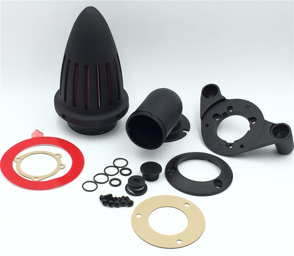 HTT Motorcycle Matte Black Bullet Air Cleaner Kits For Harley Dyna Touring models