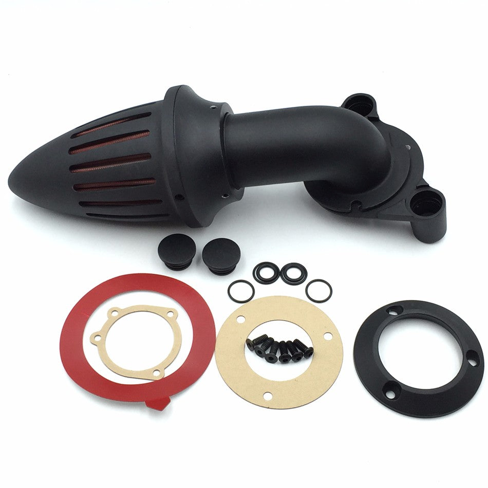 HTT Motorcycle Matte Black Bullet Air Cleaner Kits Fit 1991-2006 Harley Davidson Xl Models Sportstar