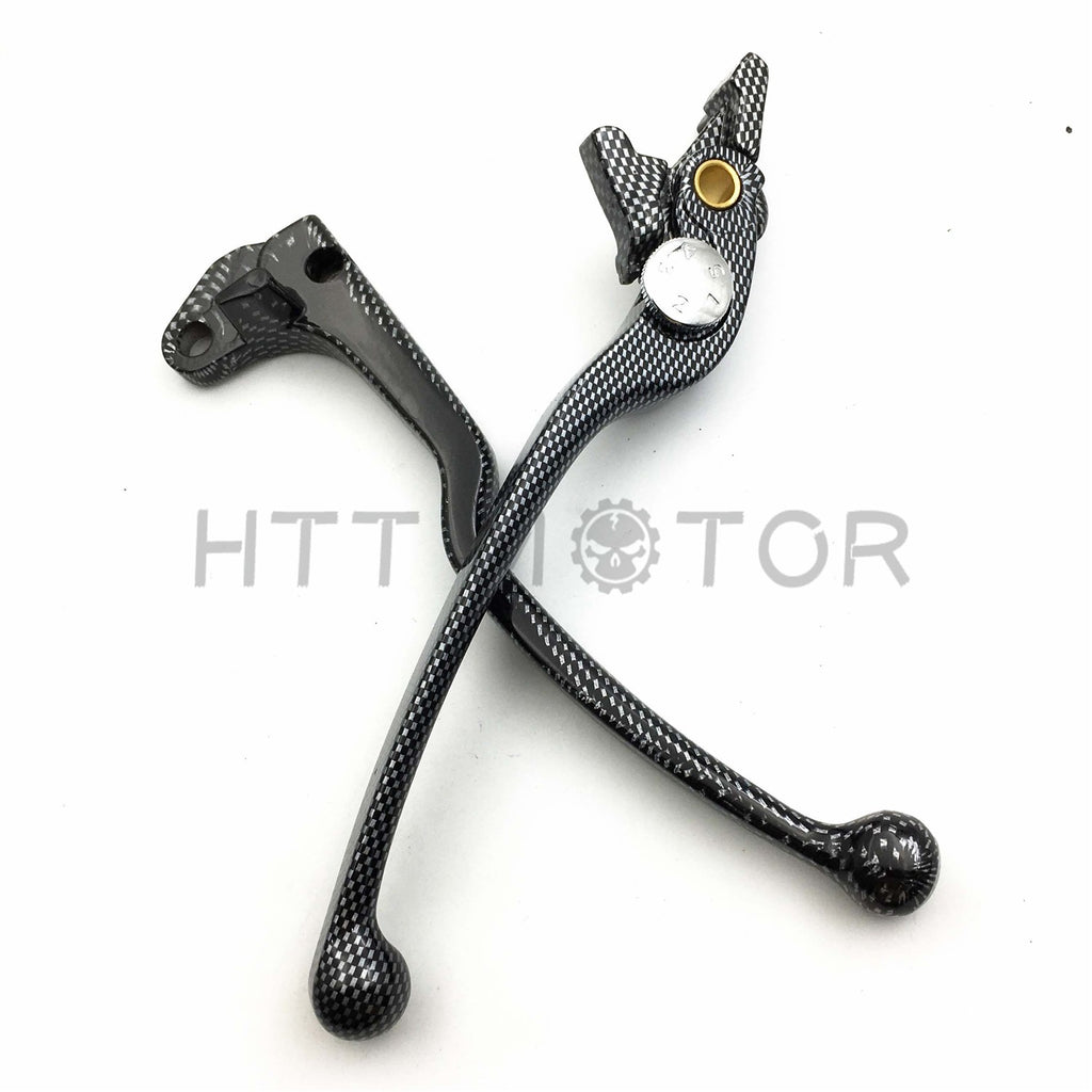 New Carbon Brake Clutch Hand Levers For Suzuki Gsx Gsxr 600 750 1000 Tl1000S