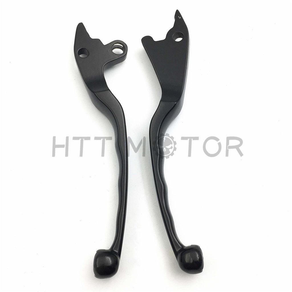 Black Brake Clutch Skull Hand Levers Fit for Suzuki Intruder 800 1400 1500