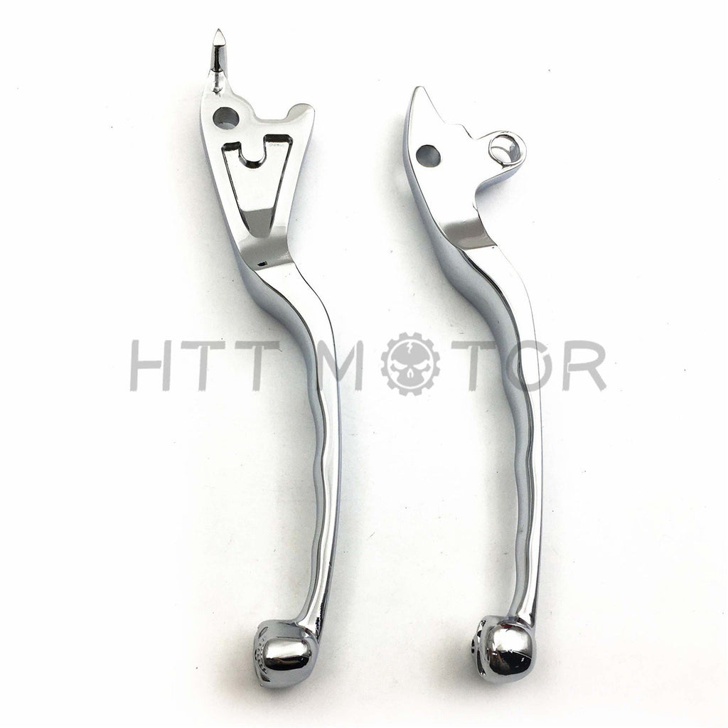 Chromed Brake Clutch Skull Hand Levers Fit for Suzuki Intruder 800 1400 1500