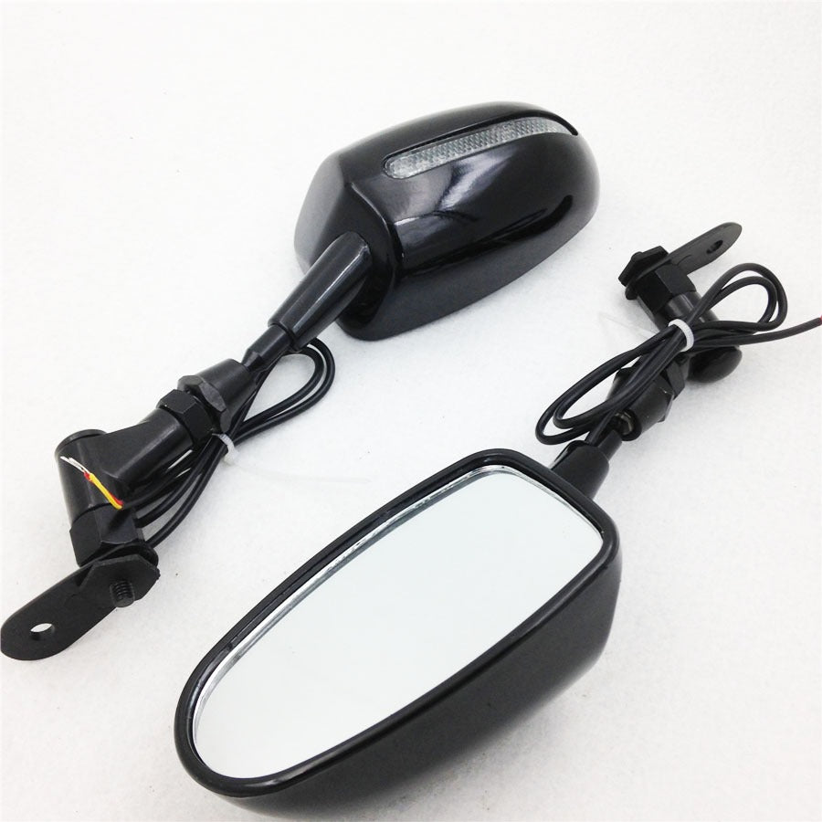 Mini back view Mirrors For Honda Cbr 600Rr Kawasaki Ninja 636 Zx6R Yamaha Yzf R6 R1 Black