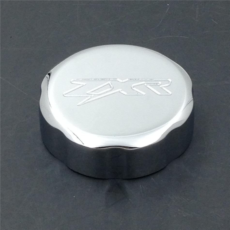 Chrome Brake Fluid Reservoir Cap "ZXR"  Suzuki GSX-R