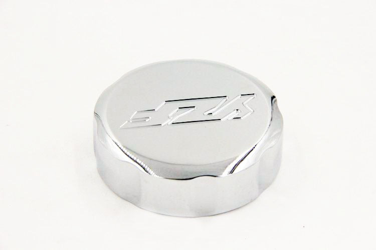 HTT Motorcycle Chrome Brake Fluid Reservoir Cap Cover "YZF" Engraved For Yamaha 1999-2011 YZF R6 /2006-2011 YZF R6S/ 1998-2011 YZF R1 /1995-2008 YZF 600R