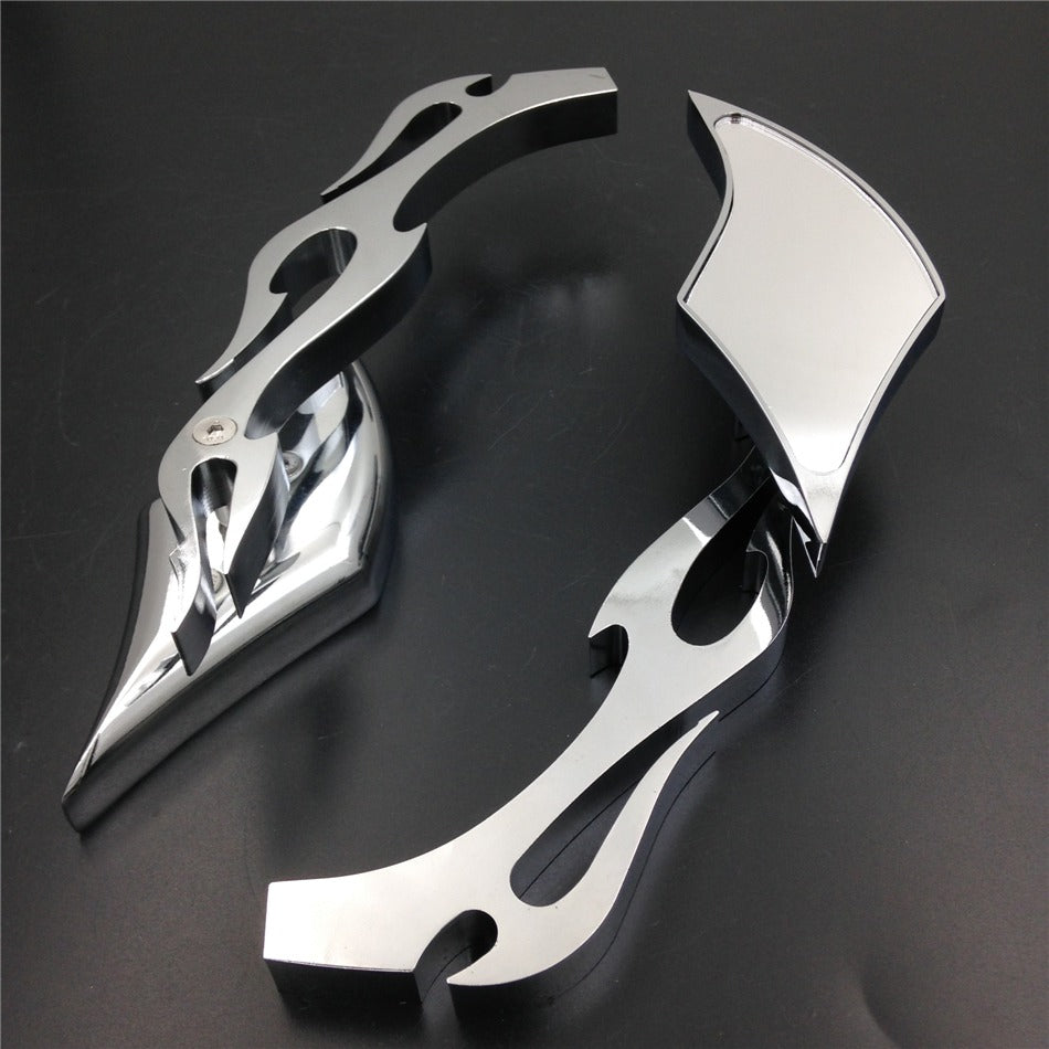 Motor Alloy TWIST DIAMOND Custom Mirror Kawasaki Ninja All year model CHROME