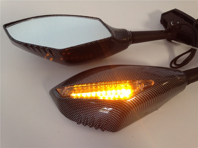 LED Turn Signal Integrated Mirror for Suzuki GSX-R GSXR 600 750