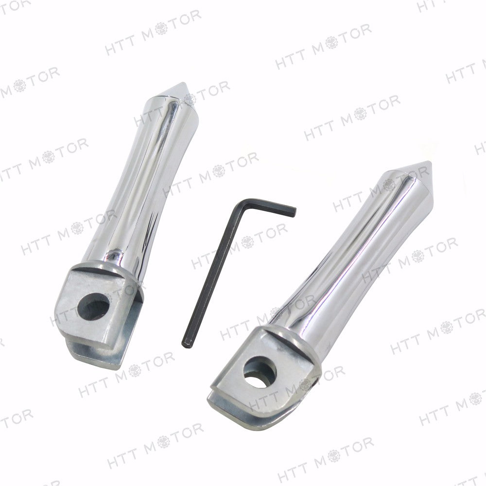 HTTMT- Chrome Footpegs For 1988-1998 Kawasaki EX250/ 1995-1998 Kawasaki EX500 Ninja