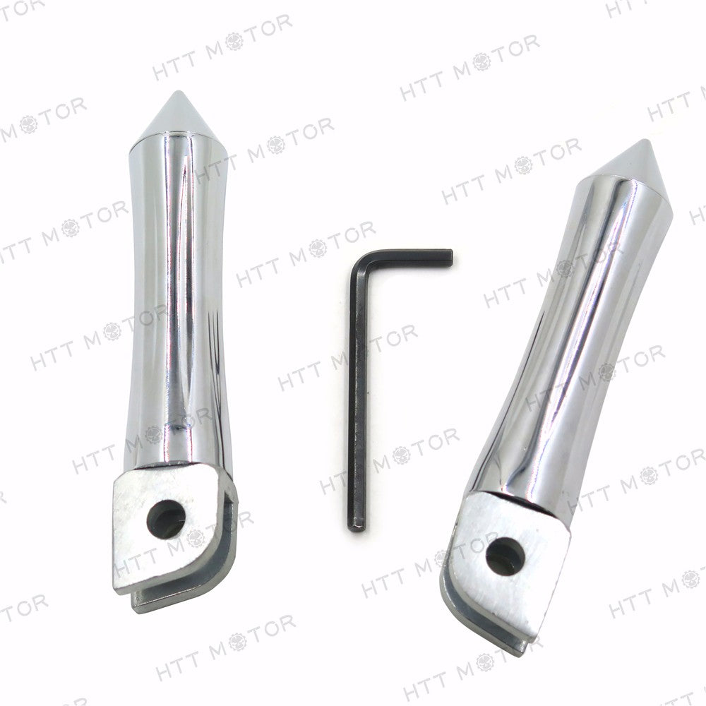 HTTMT- Footpegs For 1998-2001 Yamaha YZF-R1/ 1999-2002 Yamaha YZF-R6/97 YZF 1000R Chrome