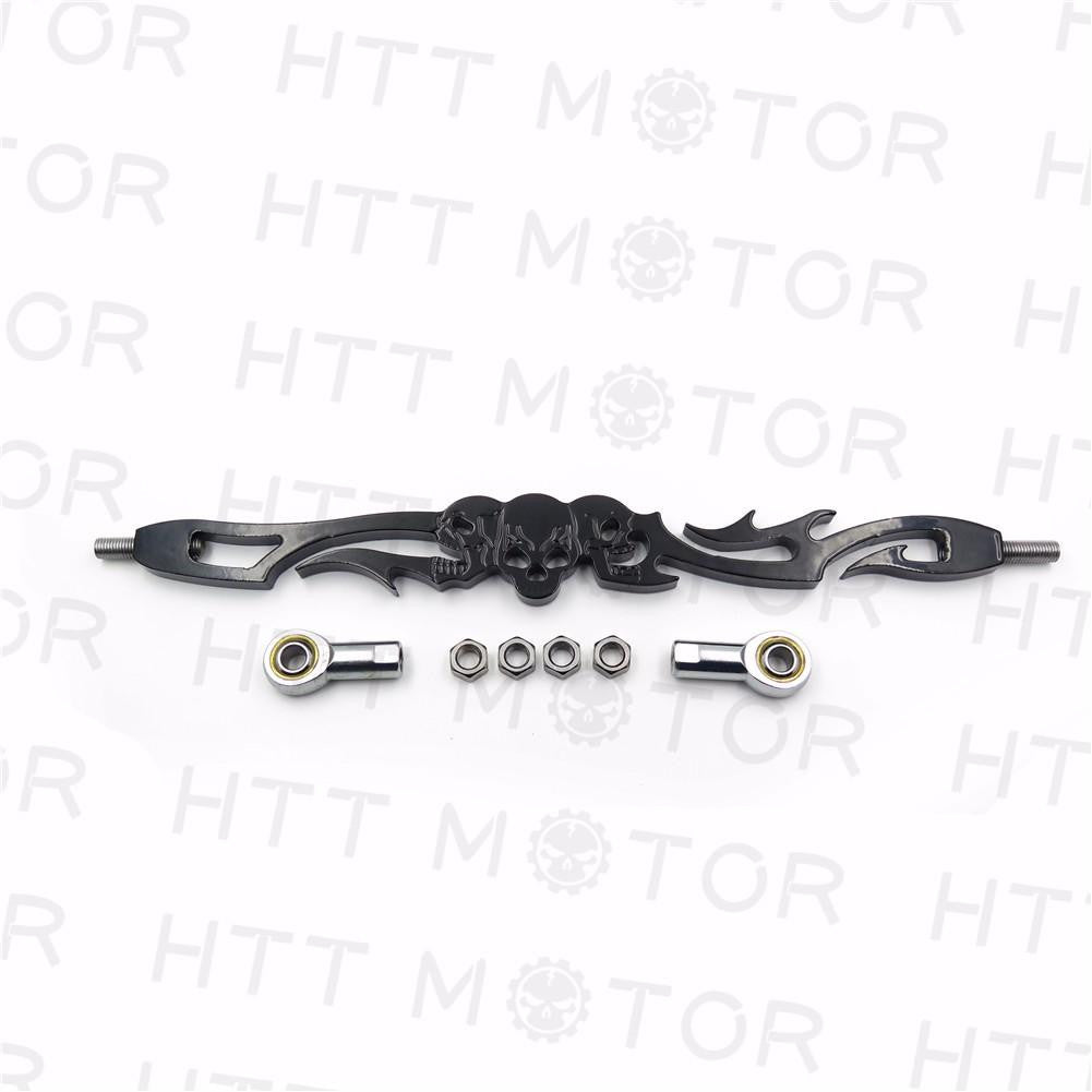 Black Skull Shift Linkage +3" For 1993-2016 Harley FXDWG Dyna Wide Glide