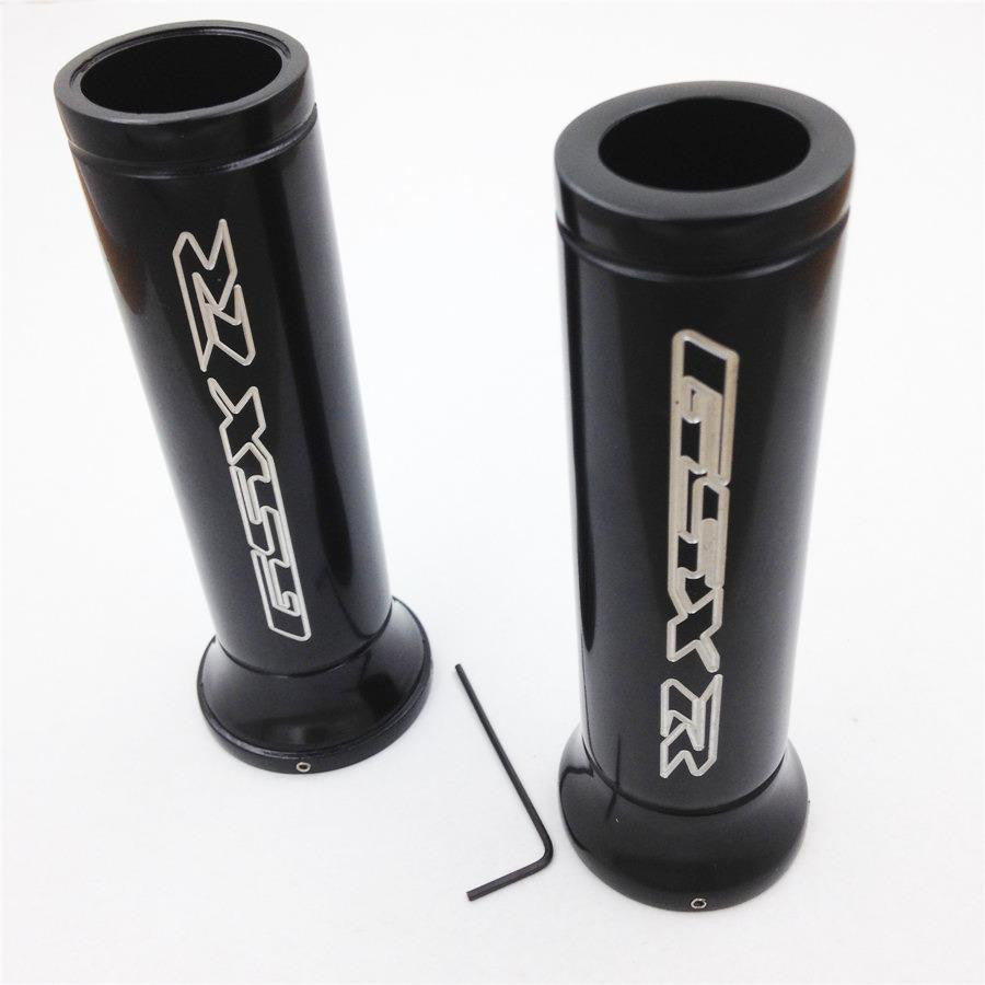 Custom Handlebar Grips For Suzuki Gsx-R Gsxr 600 750 1000 Hayabusa Gsxr1300 Blk