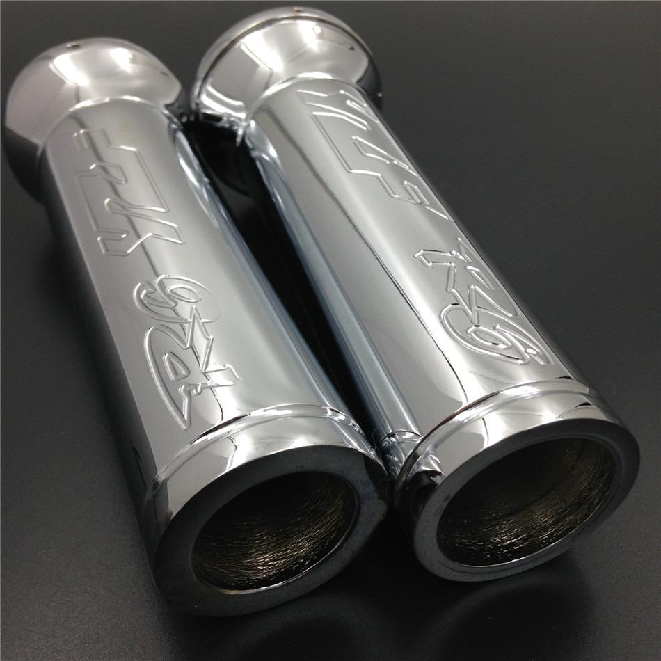 Custom Aluminum Handlebar Grips For Yamaha Yzf-R6 Yzf R6 Yzfr6 1982-2013 Chrome