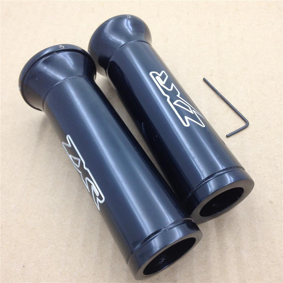 For Zxr Kawasaki Zxr400 7/8" 22Mm Black Handle Grips St3 G2 Billet Aluminum