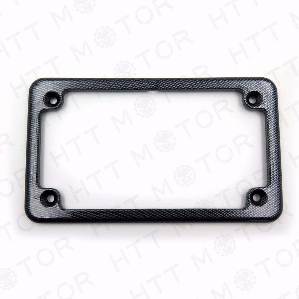 Motorcycle License Plate Frame - Carbon Fiber