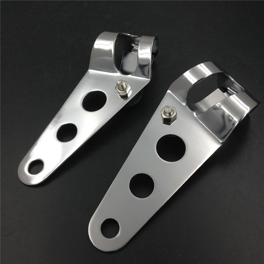 HTT- 28mm-38mm fork Tubes Clamp Headlight Mounting Brackets For universal Motorcycles