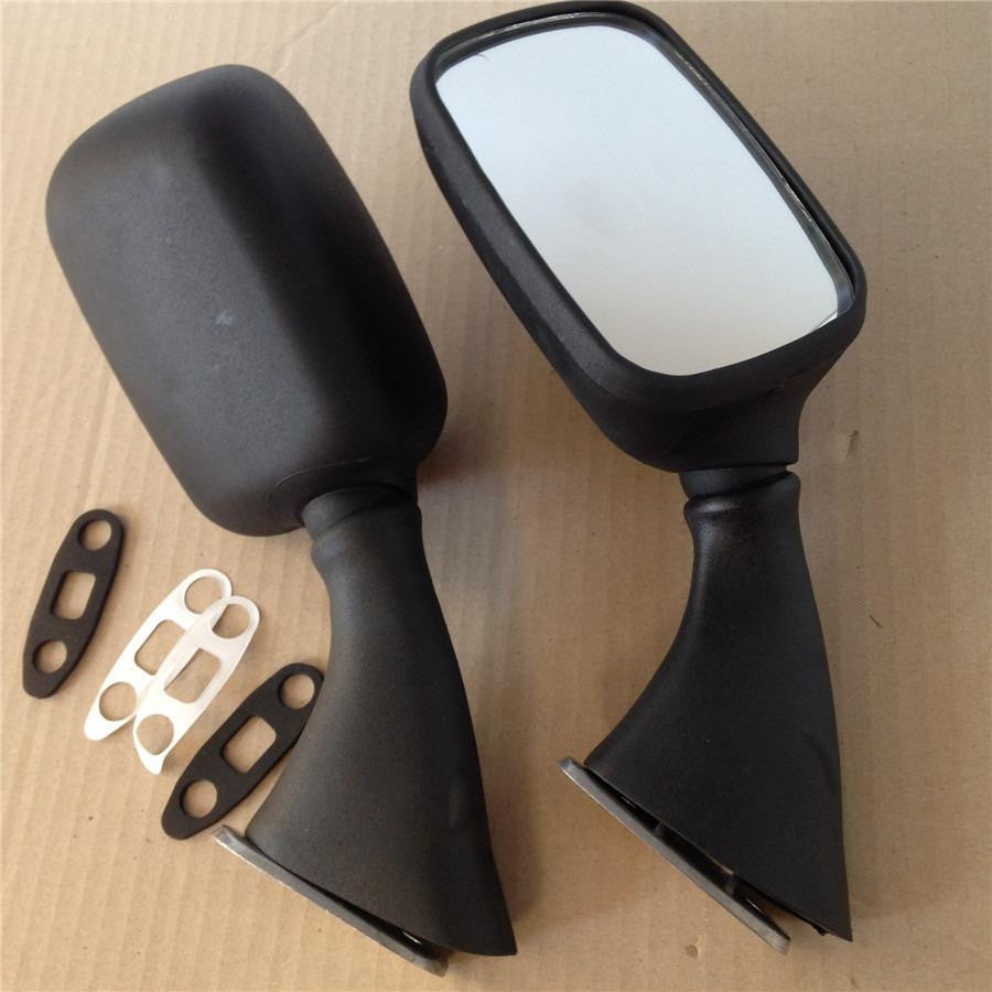 Black Side Rear View Mirrors For SUZUKI GSX1300R HAYABUSA GSXR1000 600 GSX-R750