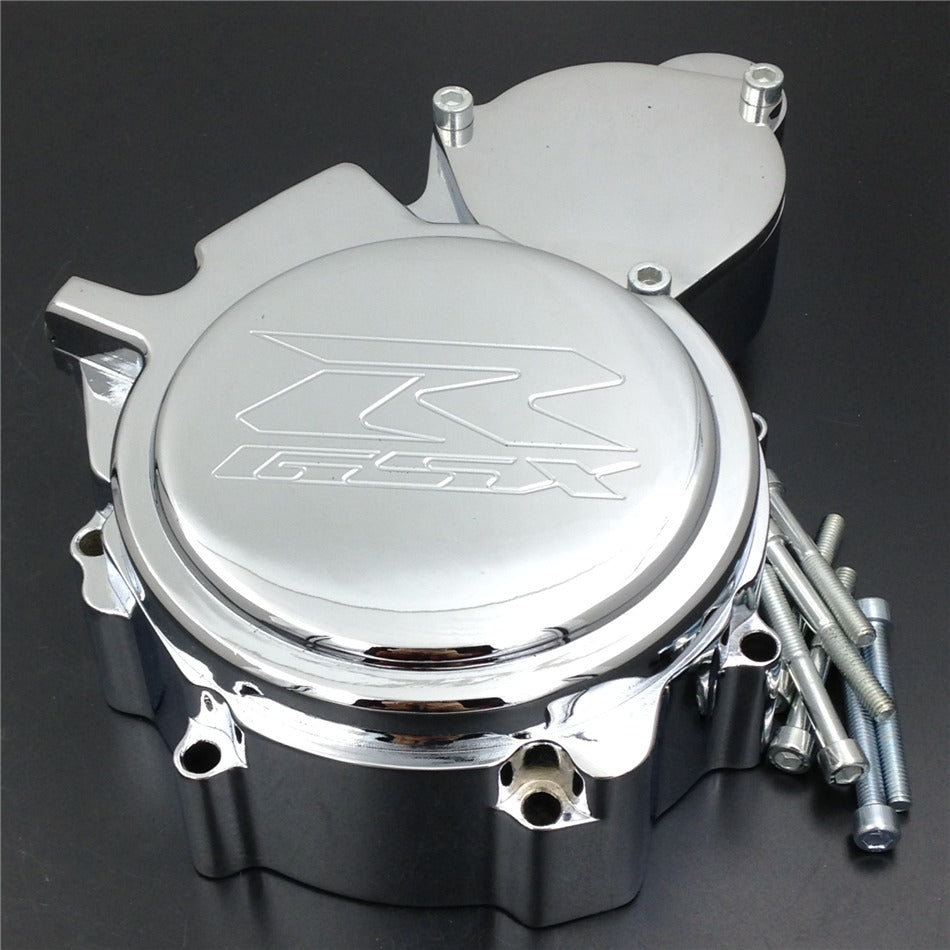 HTT- Engine Stator Cover For Suzuki GSXR 600/750 2006-2013 Chrome Left Side Custom Made