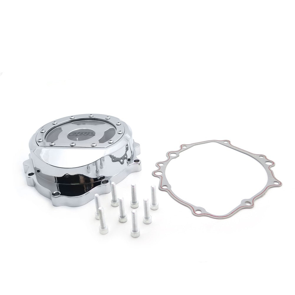 HTT- Chrome Left Engine Stator Cover See Through For Honda 2007-2014 CBR600RR/F5 w/ gasket