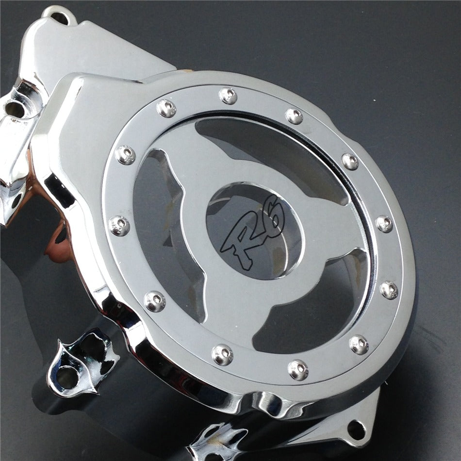 HTT- Billet Aluminum Engine Stator Cover See Through For Yamaha