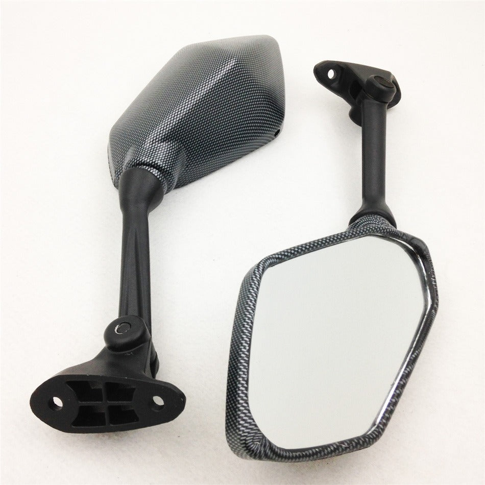 Replacement Mirror For 2009 2010 2011 2012 kawasaki ZX-R/ZX636 Carbon fiber