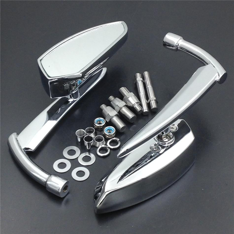 Chromed Blade Mirrors Fit Suzuki Savage Intruder Volusia Boulevard Gsxr Hayabusa