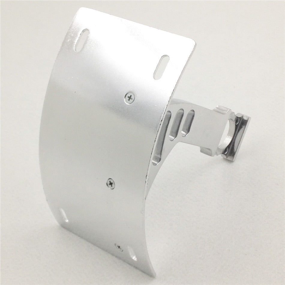 HTT Motorcycle Silver Vertical Curved Mount License Plate Bracket Tag Holder For Honda 1993-1999 CBR 900R/2000-2001 CBR 929R/ 2002-2003 CBR 954R/ 2000-2005 RC51