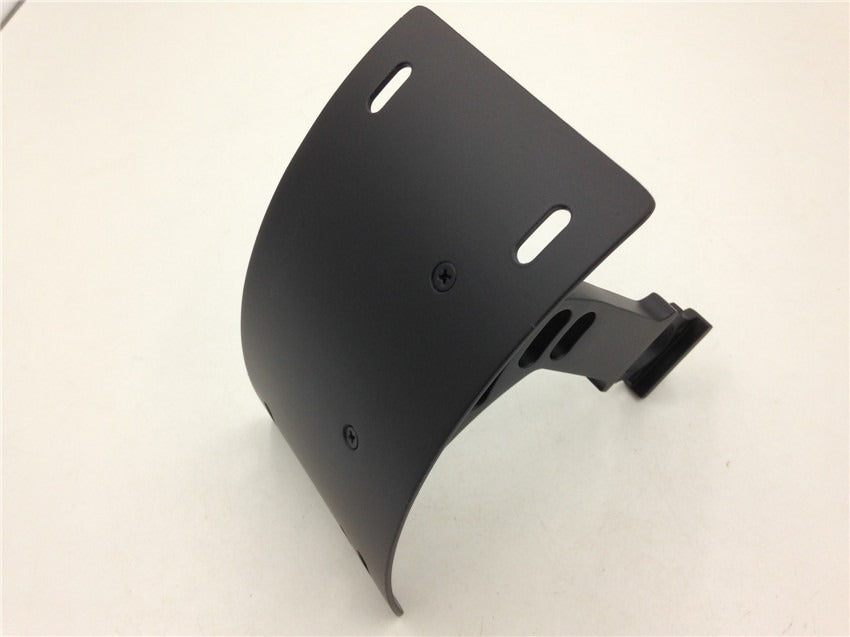 HTT Motorcycle Black Vertical Curved Mount License Plate Bracket Tag Holder For Honda 1993-1999 CBR 900R/2000-2001 CBR 929R/ 2002-2003 CBR 954R/ 2000-2005 RC51