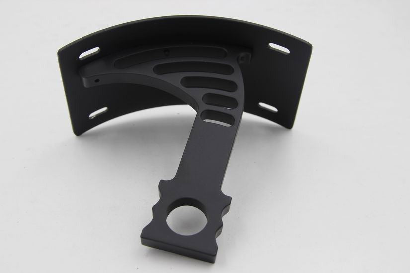 HTT Motorcycle Black Vertical Curved Mount License Plate Bracket Tag Holder For 2005-2012 Honda CBR 600RR/ 2004-2013 Honda CBR 1000RR/ 2011-2012 Honda CBR 600RR ABS