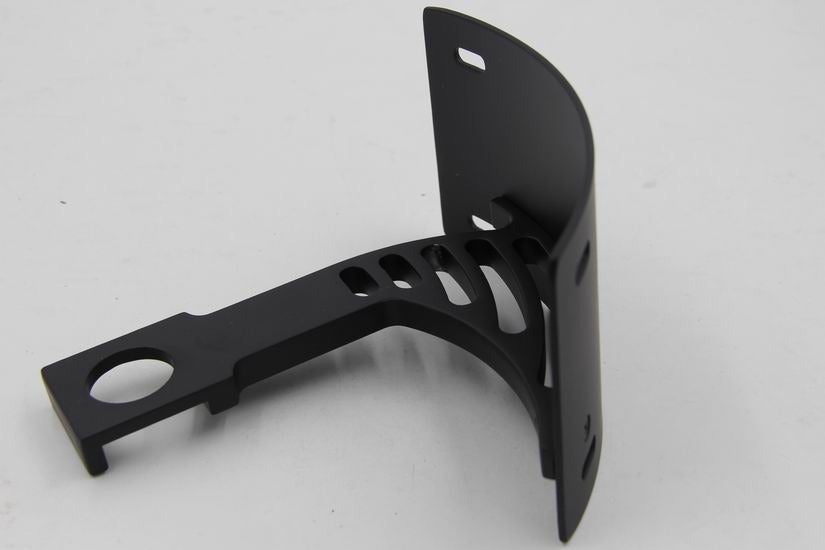 HTT Motorcycle Black Vertical Curved Mount License Plate Bracket Tag Holder For 1998-2002 Yamaha YZF-R6S/ 1998-2003 Yamaha YZF-R1