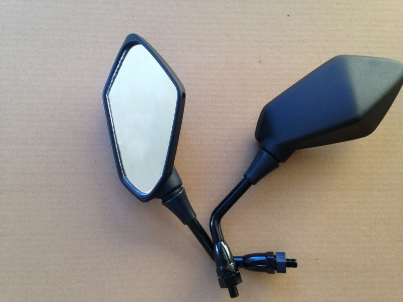 Rear Oem Style Mirror For Kawasaki Z1000 Z750 Er6 Er6B Er-6N Versys Kle Black