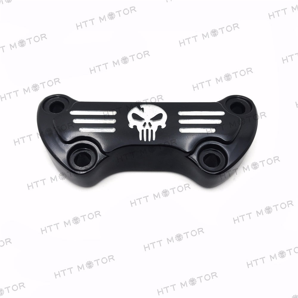 HTTMT- Black 1" 25MM Handlebar Riser Clamp For Harley Sportster 883 Dyna Super Glide