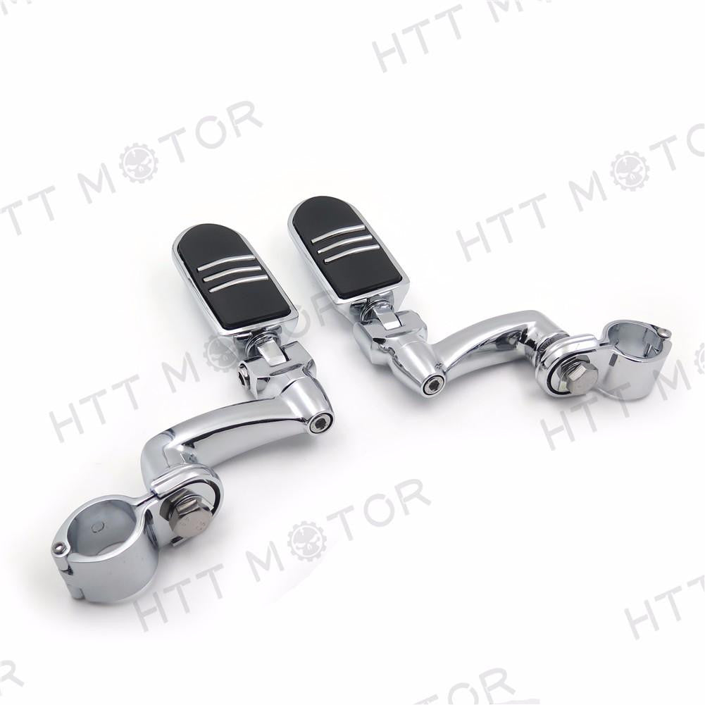 Cr Adjustable Lightning FootPeg For Honda GoldWing VTX1300 Shadow Valkyrie 1.25"