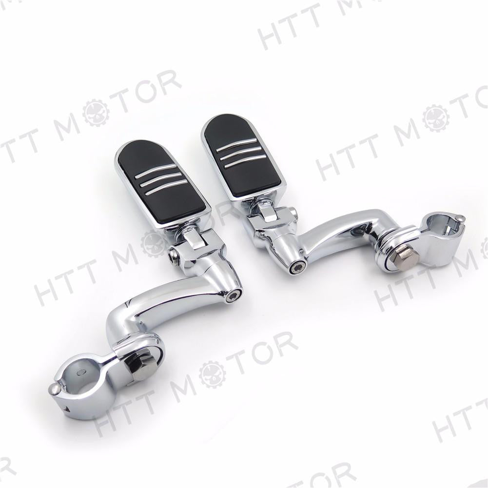 Adjustable Lightning 1" FootPeg For Honda GoldWing VTX1300 Shadow Valkyrie Chrome