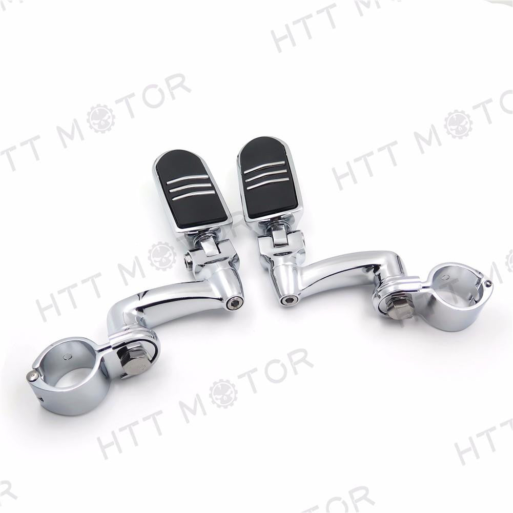 Adjustable Lightning 1.5" FootPeg For Honda GoldWing VTX1300 Shadow Valkyrie Chrome